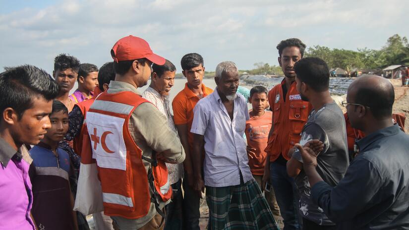 Over the past 10 years cyclones have affected more than a million people in Bangladesh, and early action can help reduce the impact. Photo: Sajid Hassan/IFRC
