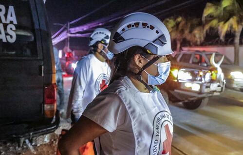 Venezuela Red Cross teams respond to devastating earthquake.