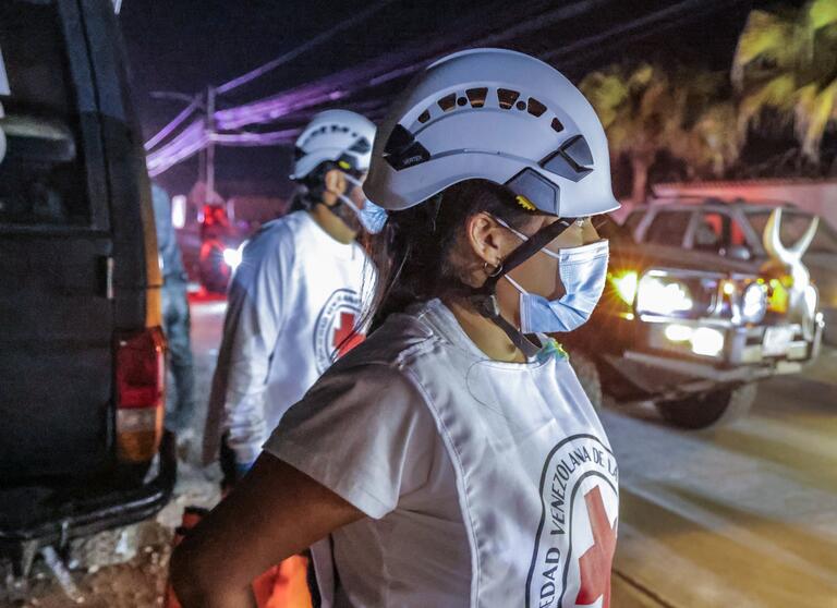 Venezuela Red Cross teams respond to devastating earthquake.