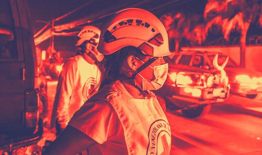 Venezuela Red Cross teams respond to devastating earthquake.